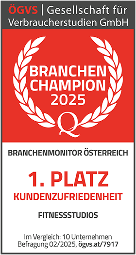 Branchen Champion 1. Platz Kundenzufriedenheit